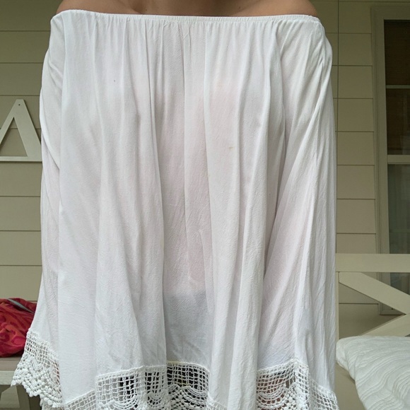 White off the shoulder top - Picture 2 of 3